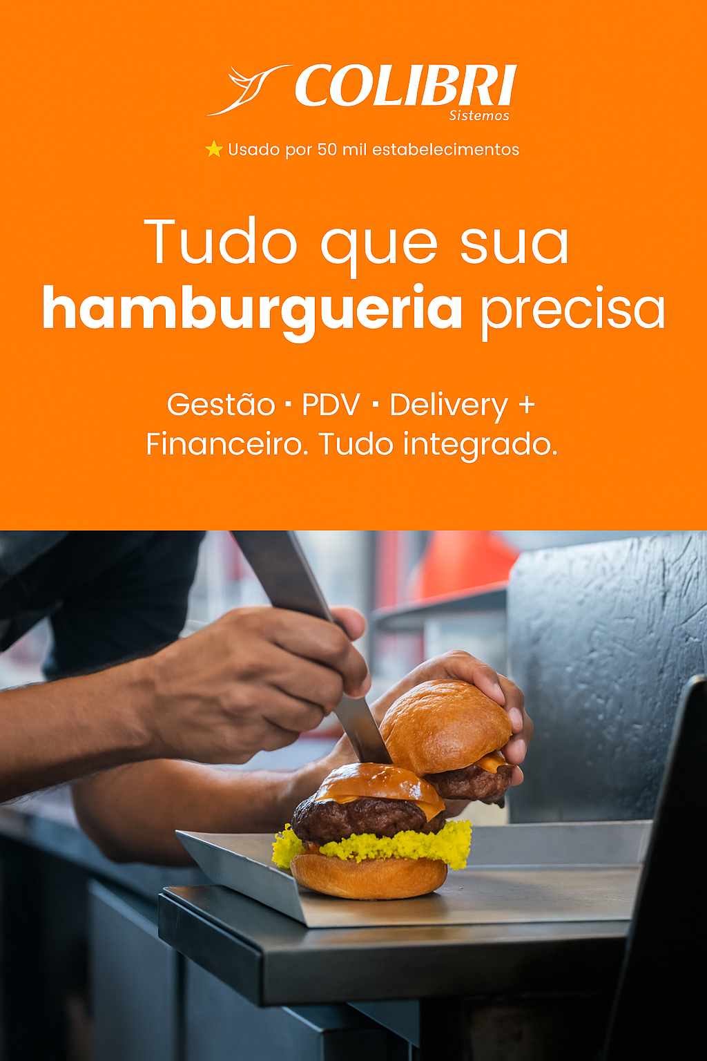 Integração total com iFood e Delivery Próprio